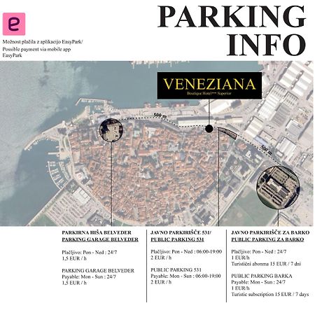 Veneziana Boutique Hotel Superior Копер Экстерьер фото