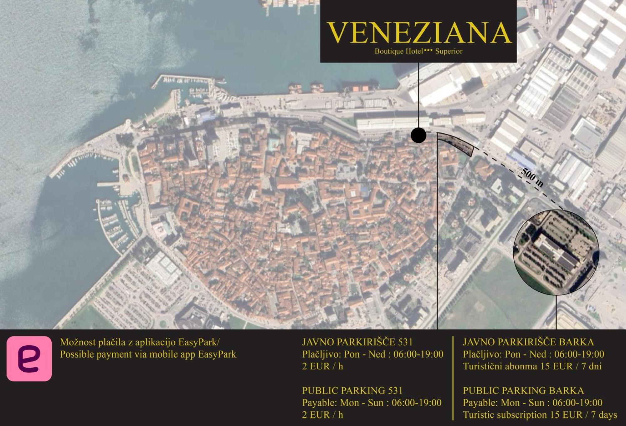 Veneziana Boutique Hotel Superior Копер Экстерьер фото